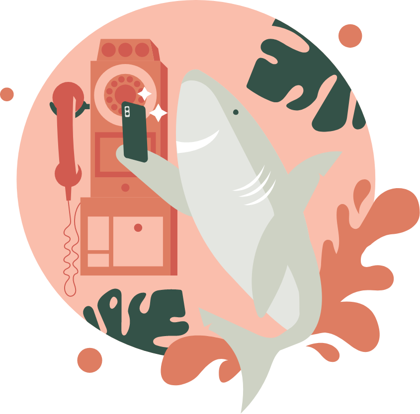 rOsana_shark selfie